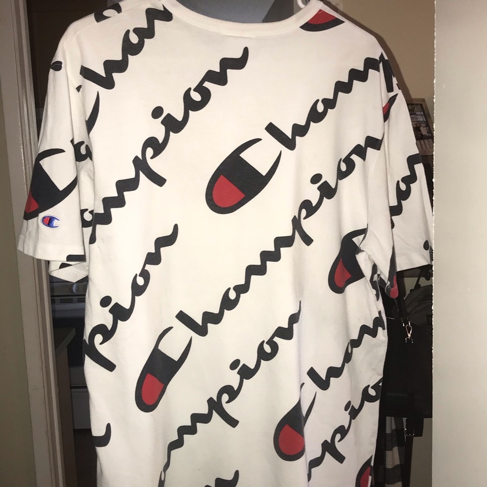 Champion shirt logo all over